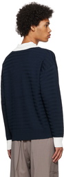 Eytys Navy Montgomery Sweater