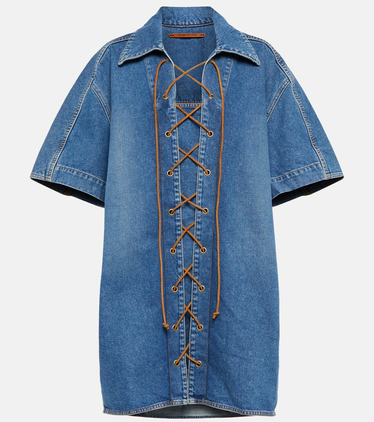 Petar Petrov Amos denim minidress