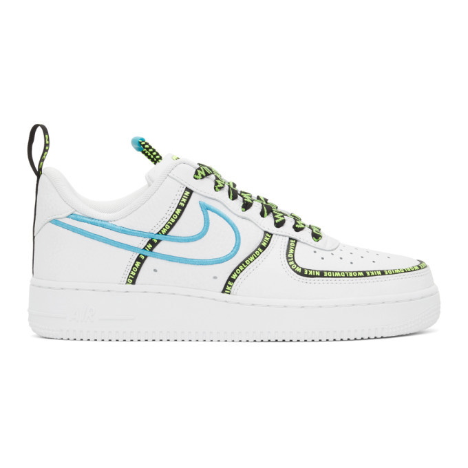 Photo: Nike White Air Force 1 07 Premium Worldwide Sneakers