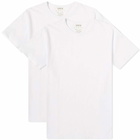 Edwin Men's Double Pack T-Shirt in White