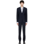 BOSS Navy Two-Piece Slim-Fit Stretch Virgin Wool Suit