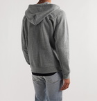 John Elliott - Loopback Cotton-Blend Jersey Zip-Up Hoodie - Gray