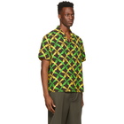 Bottega Veneta Black Fantasia Print Short Sleeve Shirt