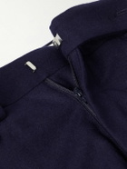 Ralph Lauren Purple label - Gregory Straight-Leg Pleated Wool-Twill Trousers - Blue