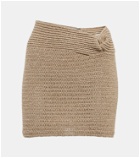 The Mannei Amila crochet miniskirt