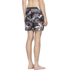 Valentino Grey VLTN Rockstud Swim Shorts