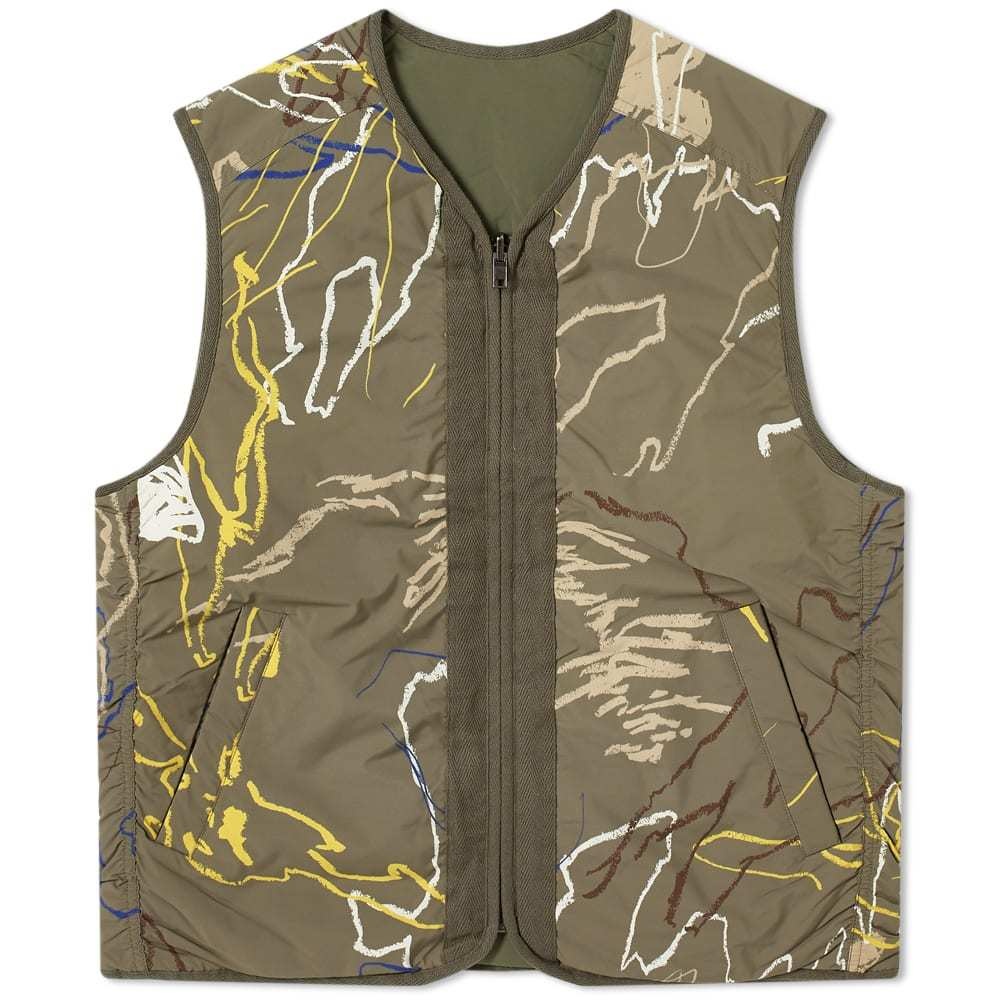 Photo: Wood Wood Reversble Victor All Over Print Vest