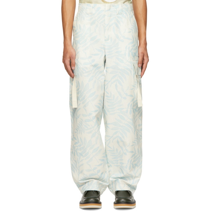 Photo: Jacquemus Blue Le Pantalon Alzu Cargo Pants