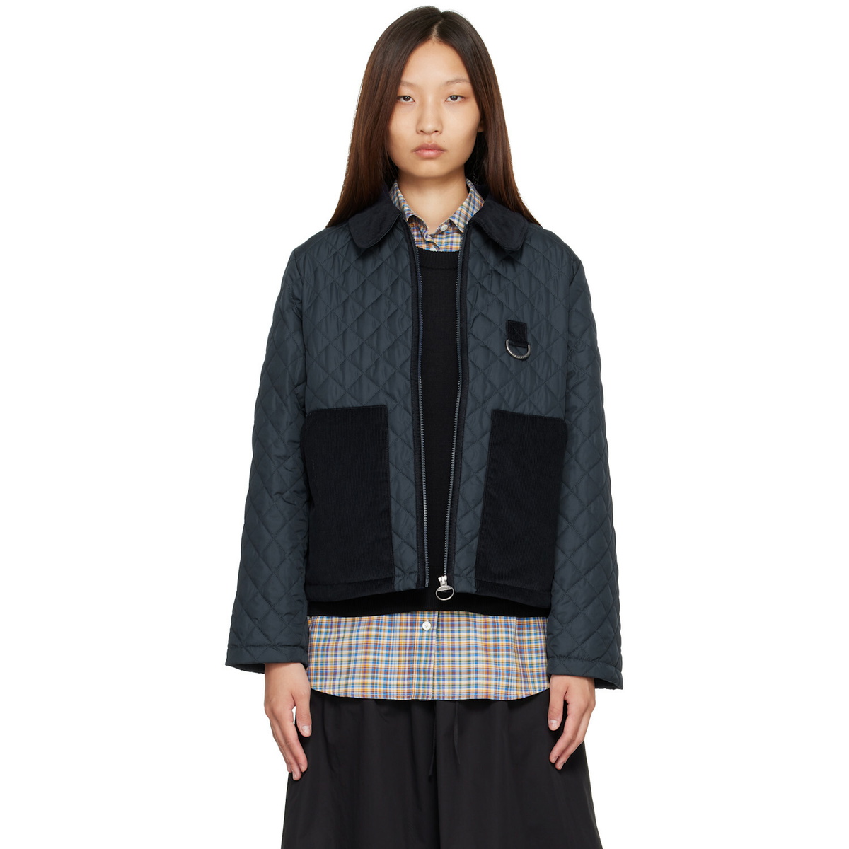 Barbour Navy Aylesby Quilted Jacket