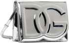 Dolce&Gabbana Silver 'DG' Logo Crossbody Bag