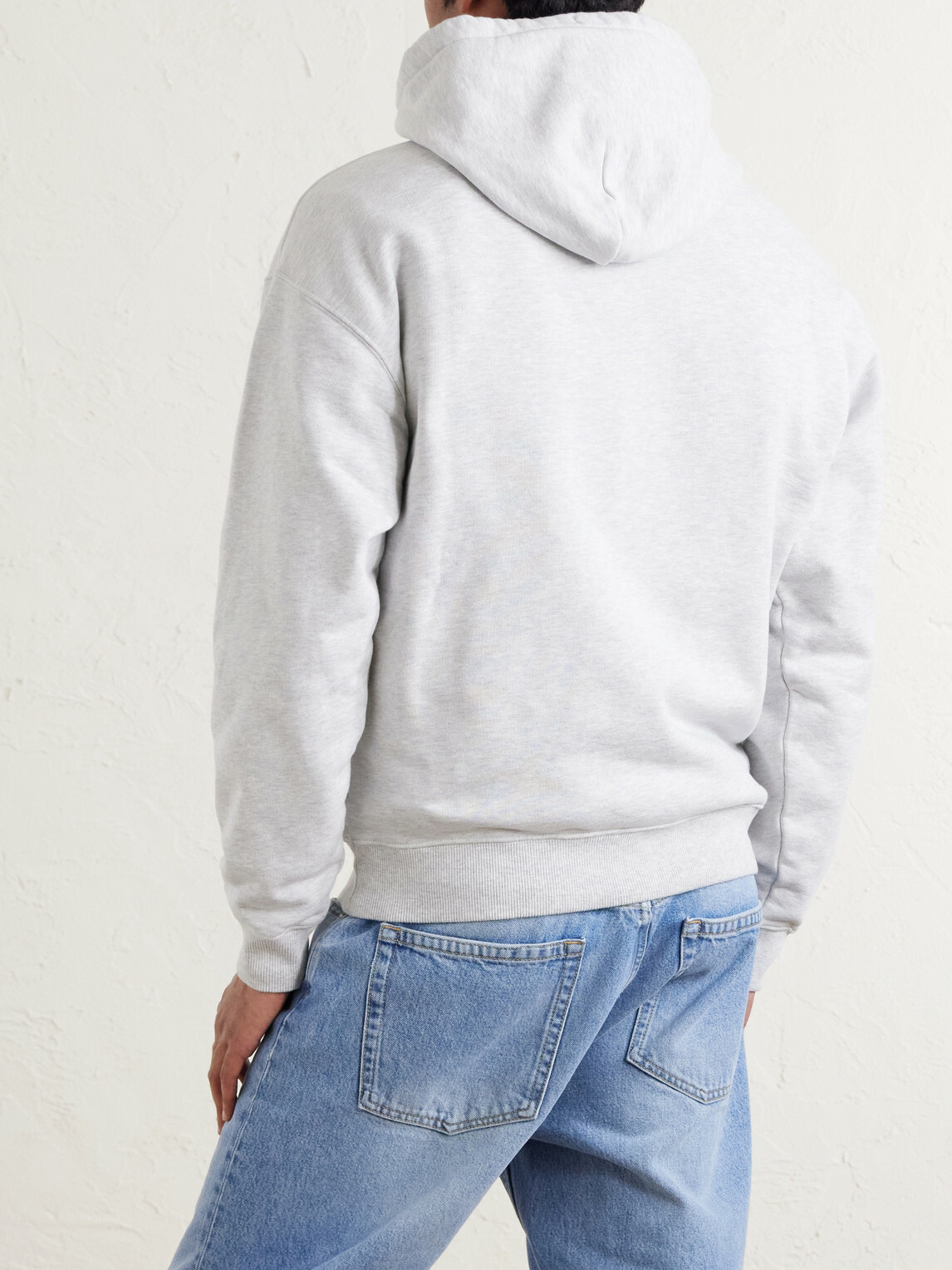 Aimé Leon Dore - Logo-Embroidered Cotton-Jersey Hoodie - Gray