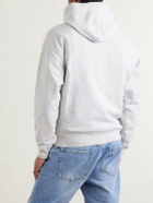 Aimé Leon Dore - Logo-Embroidered Cotton-Jersey Hoodie - Gray