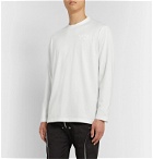 Y-3 - Logo-Print Cotton-Jersey T-Shirt - White