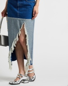 Marni Womens Denim skirt in Blue