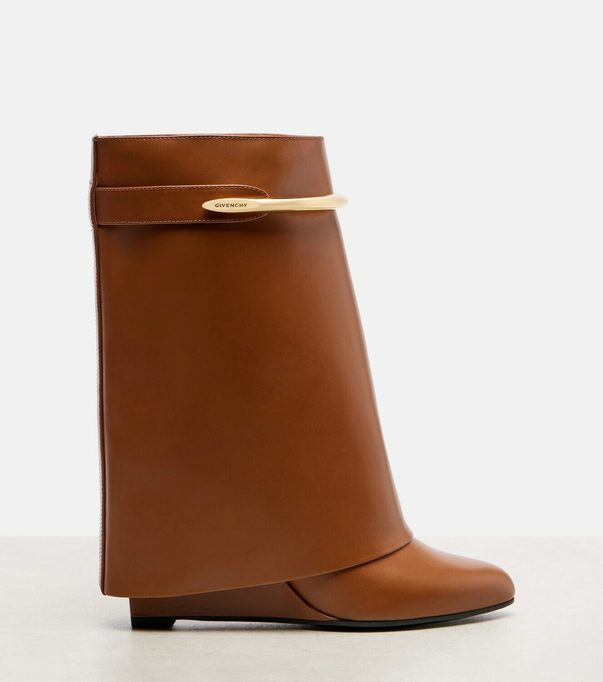 Givenchy Shark 95 leather mid-calf boots