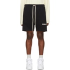 Essentials Black Fleece Sweat Shorts