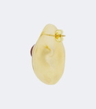 Ysso Cote embellished gold-plated earrings