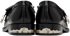 Toga Pulla Black Embellished Loafers