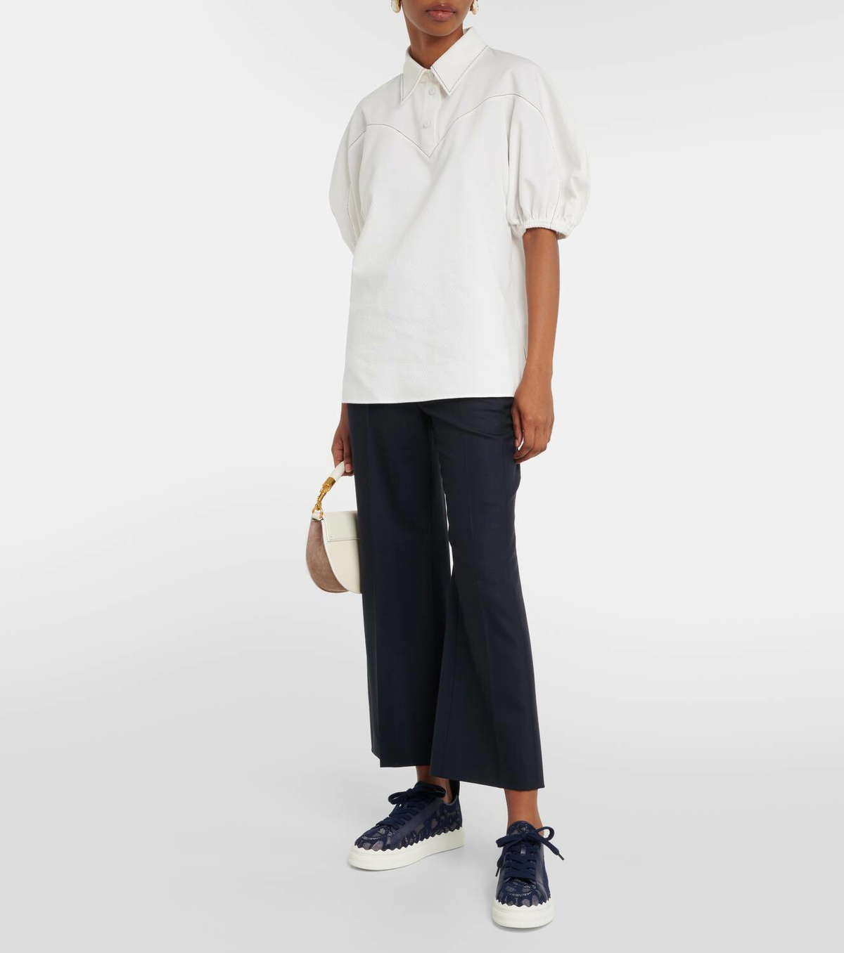 Chloé Lauren leather sneakers Chloe Chloé Lauren leather sneakers Chloe