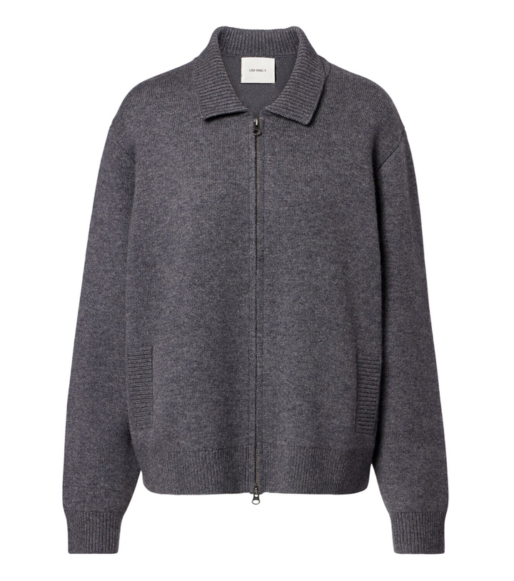Photo: Lisa Yang Aleya cashmere zipped cardigan