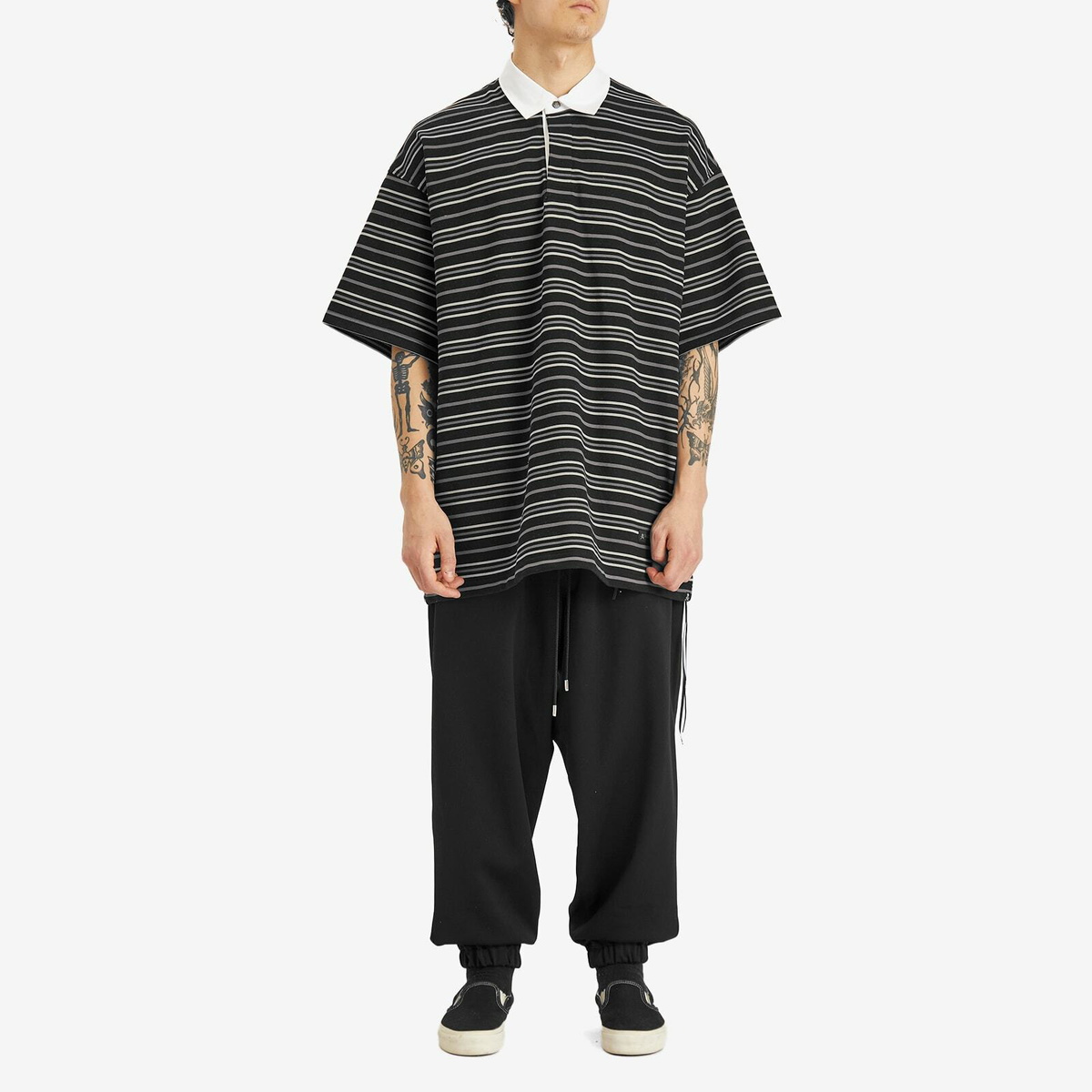 MASTERMIND WORLD Men's Jersey Jogger Pants in Black