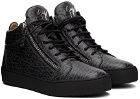 Giuseppe Zanotti Black Kriss High Sneakers