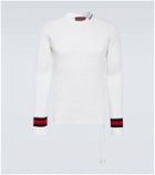 Gucci Ribbed-knit cotton sweater