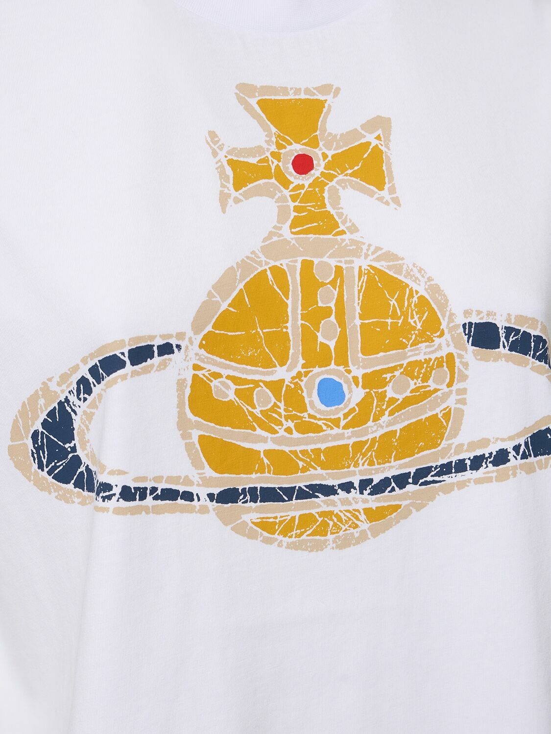 VIVIENNE WESTWOOD - Time Machine Classic Logo Print T-shirt