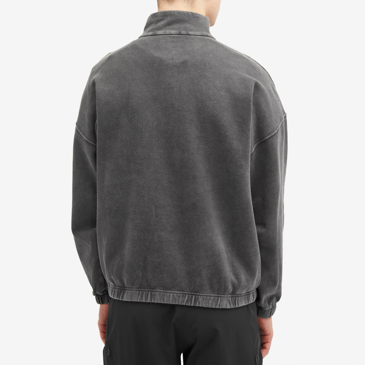 Satisfy Men's SoftCell™ Half-Zip Sweatshirt in Aged Black Satisfy