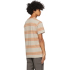 Saturdays NYC Khaki Stripe Randall Pocket T-Shirt