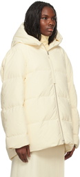 Jil Sander Off-White Quilted Down Jacket