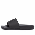 Palm Angels Monogram Pool Slide in Black