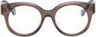LOEWE Brown Anagram Glasses