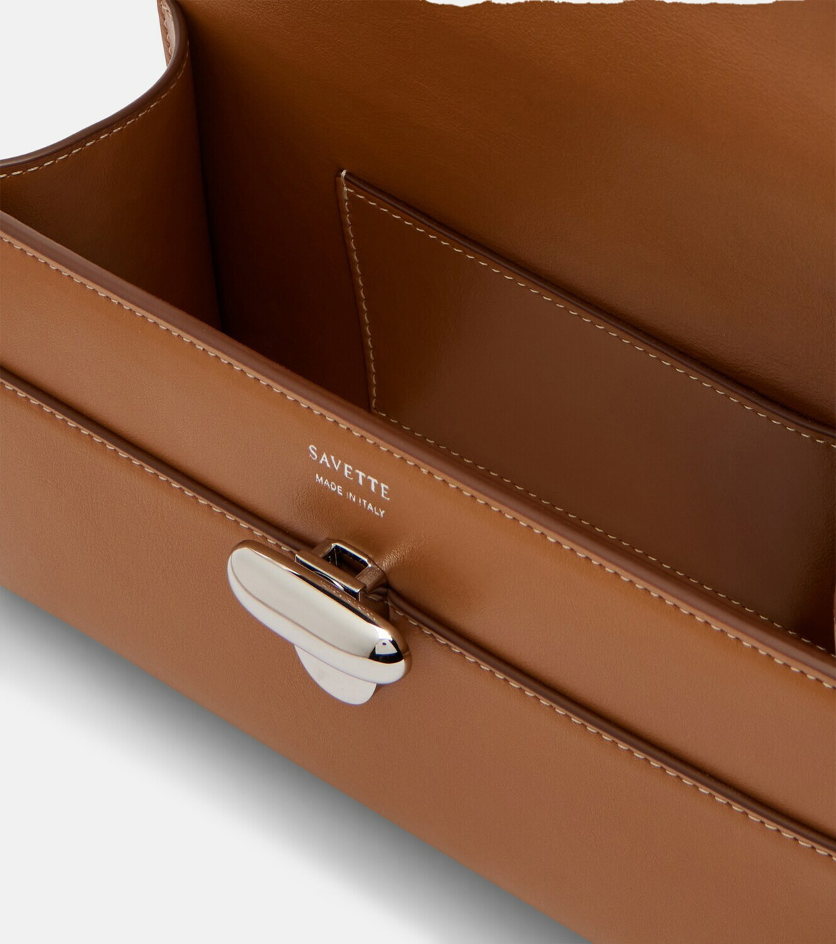 Savette Symmetry Pochette leather top-handle bag