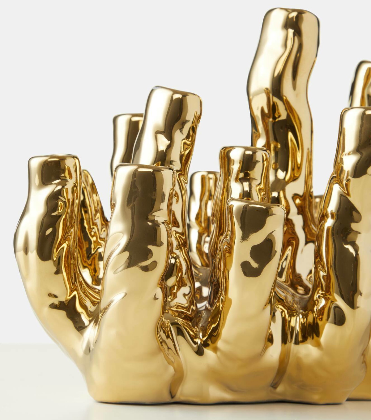 Polspotten Coral Reef porcelain vase by Norman Trapman