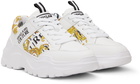 Versace Jeans Couture White Chain Couture Speedtrack Sneakers