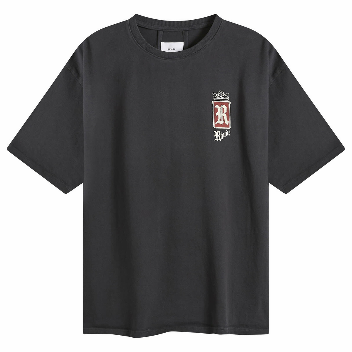 Rhude - Desert Racing Logo-Print Cotton-Jersey T-Shirt - Gray Rhude
