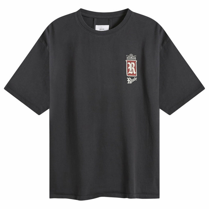 Photo: Rhude Men's Fumar 91 T-Shirt in Vintage Black/White/Red