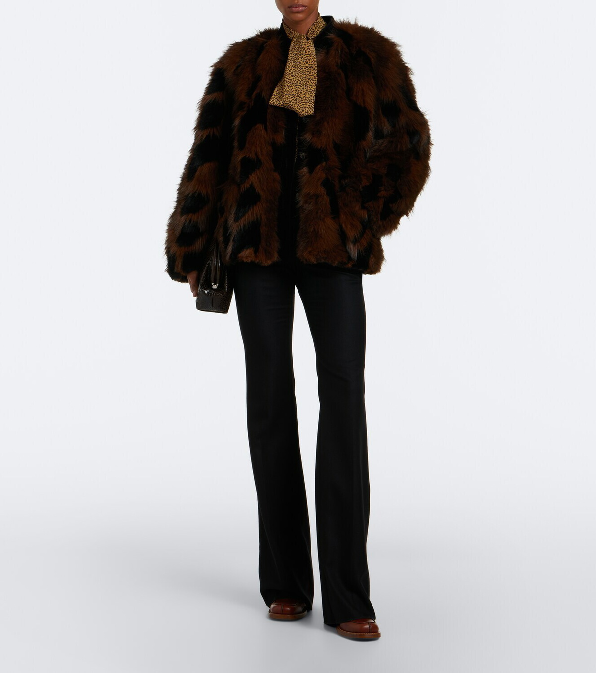 Blazé Milano Chausie leopard-print jacket