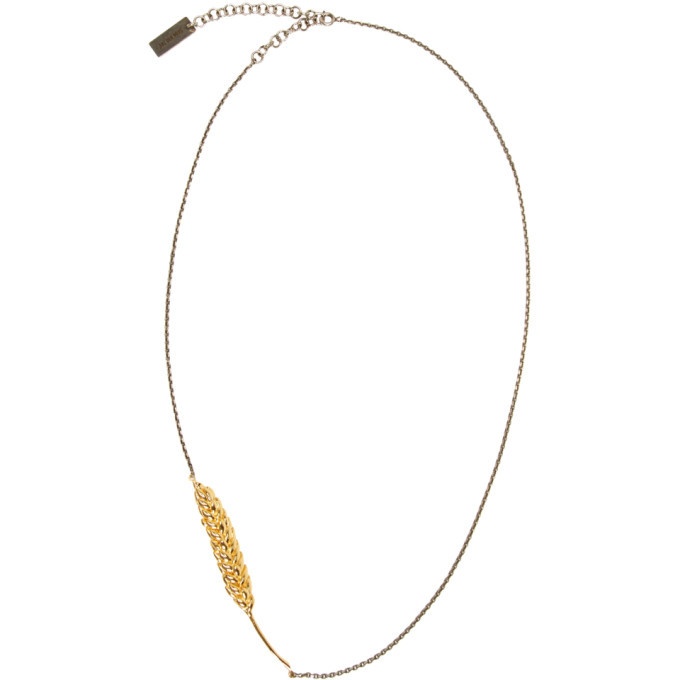 Photo: Jacquemus Gold and Silver La Chaine de Ble Necklace