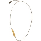 Jacquemus Gold and Silver La Chaine de Ble Necklace