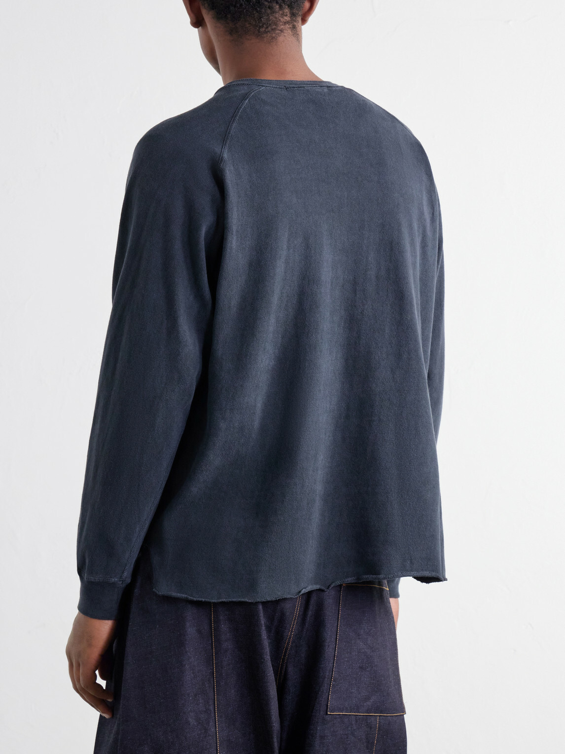 Remi Relief - Distressed Cotton-Jersey T-Shirt - Black
