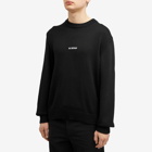 Han Kjobenhavn Men's Regular Knit Logo Jumper in Black