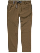 And Wander - Tapered Belted Tech-Shell Trousers - Green