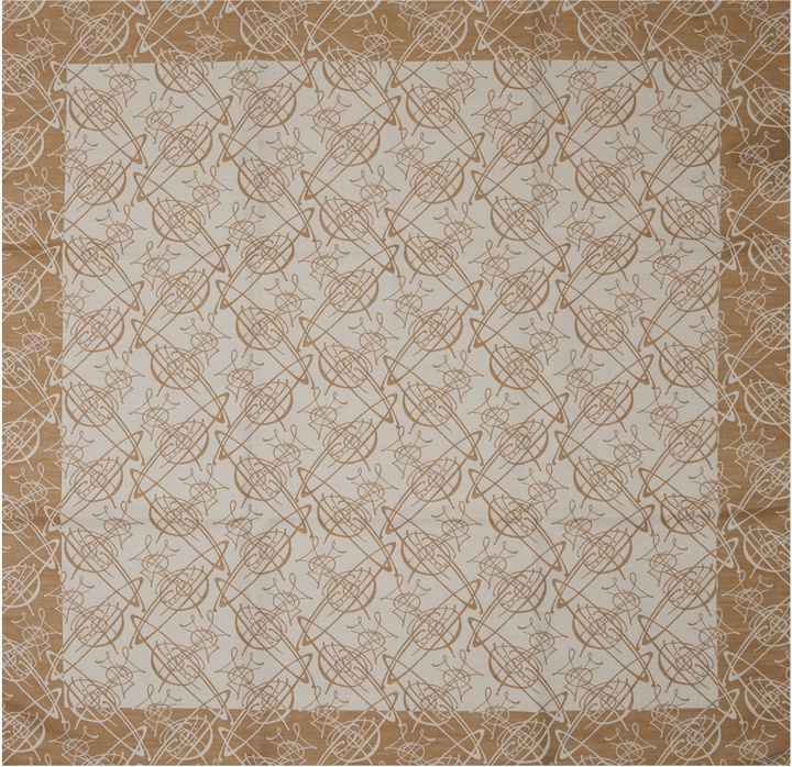 Photo: Vivienne Westwood Beige Graffiti Orb Scarf