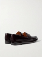 GEORGE CLEVERLEY - Bradley Leather Penny Loafers - Burgundy - 6