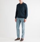 Anderson & Sheppard - Slim-Fit Cotton-Corduroy Trousers - Blue