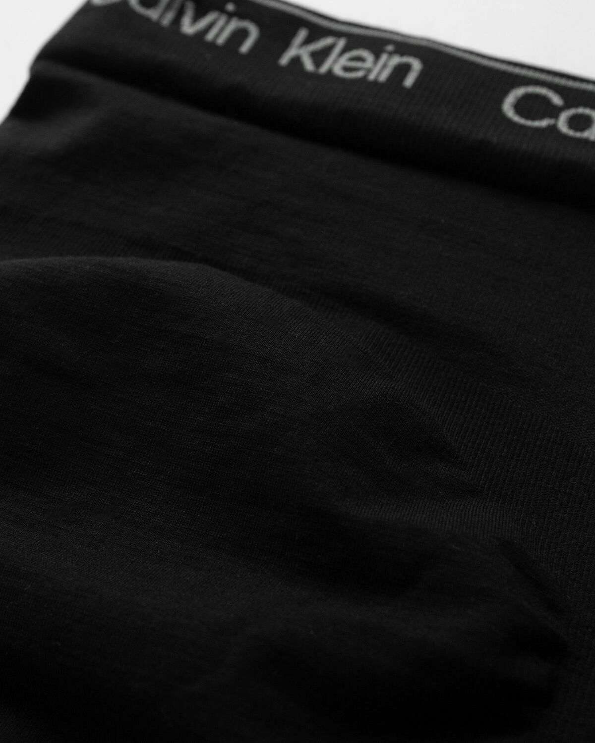 Calvin Klein Underwear ICON SHAPWEAR COTTON SEAMLESS THIGH SLIMMER Black Womens Panty