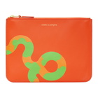 Comme des Garcons Wallets Orange Ruby Eyes Pouch