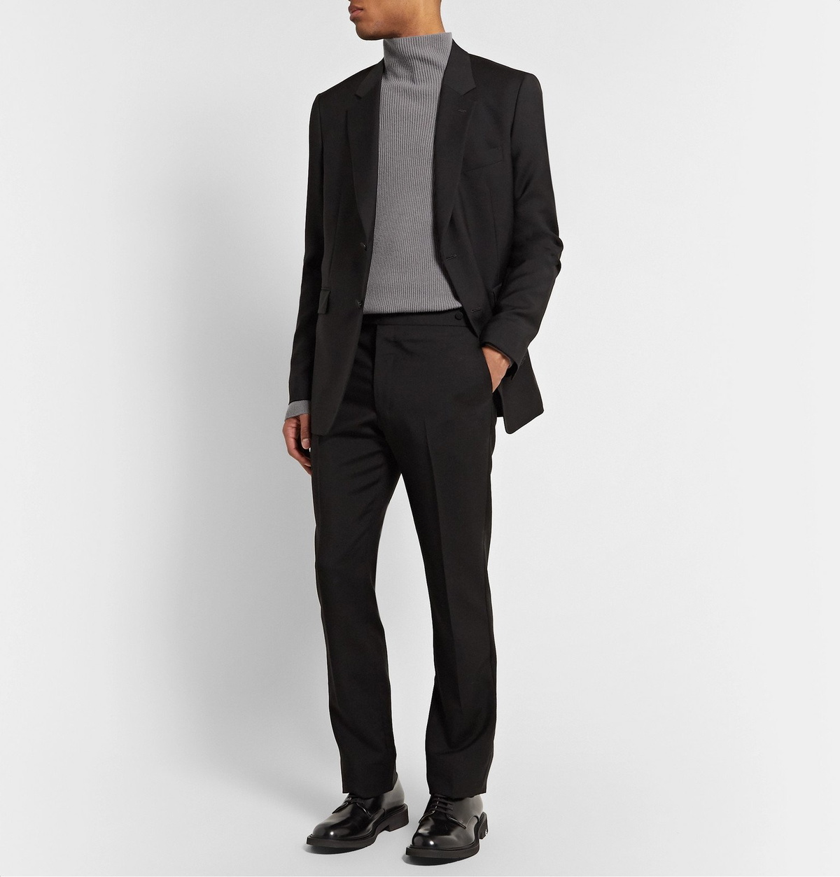 The Row - Daniel Ribbed Cashmere Rollneck Sweater - Gray The Row